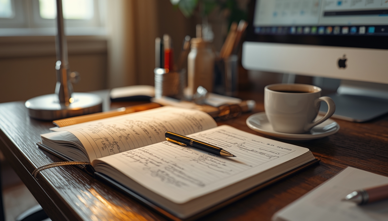 Zolvarendryzai focused morning desk planning